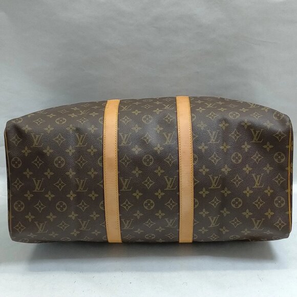 Authentic Louis Vuitton Boston Bag Keepall 50 Brown Monogram mn454-120825 - Picture 5 of 9